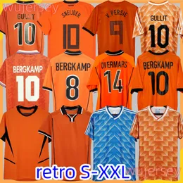 1988レトロサッカージャージヴァンバステン1997 1998 1994 1994 Bergkamp 96 97 98 Gullit Rijkaard Davids Footballs Shirt Kids Kit Seedorf Kluivert Cruyff Sneijder Netherlands 999