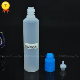 garrafa de perfume 1300pcs 60 ml garrafa líquida de líquido pe garrafa de conta -gotas de plástico com CRC e tampa evidente