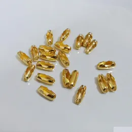 Clasps Hooks Lot 200pc في BK Gold DIY المجوهرات الفولاذ المقاوم للصدأ الكفالة FIT M خرزات سلسلة سلسلة الموصل إسقاط تسليم المجوهرات مجوهرات f dhygc