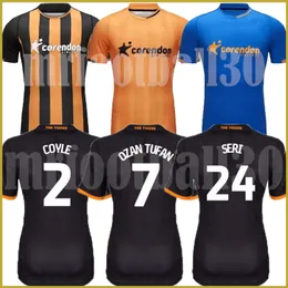 23/24Hull City Home/Away Third Jersey, Connolly Delap Philogene Ozan Tufan 2023/2024 Regan Slater Tigers Summer Short Sleeve Football Shirts