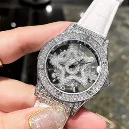 Moda donna uomo orologio con quadrante girevole cinturino in pelle 40mm diamante unisex donna orologi di design orologi da polso per donna donna San Valentino regali di compleanno