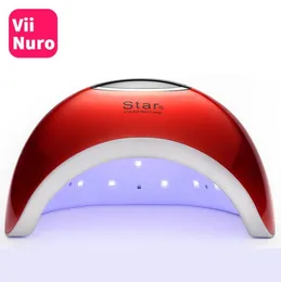 Viinuro 72W UVランプLEDネイルランプネイルドライヤーすべてのゲル用ポリッシュサンライト赤外線センシング103060SマニキュアC197963031のスマート