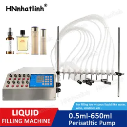 10 Heads Vulmachines Peristaltische Pomp 5-50 ml Voor Fles Water Filler Vloeibare Flacon Vulmachine Drank Drink olie Parfum