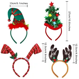 Christmas Decorations Creative Holiday Headbands Party Costume Headwear Ees Hats Reindeer For Accessory Drop Delivery Am5Jd