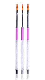 Whole Pragmatic Nail Brush Tools Nail AGradient Dizzy Dye Pen Nail Painting Tools Griff Nylon Ombre2716124