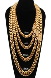 Heavy Mens 18k gold filled Solid Cuban Curb Chain necklace Miami Men039s Cuban Curb Link Chain Necklace9210852