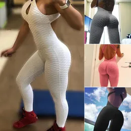 Spor Salonu Giyim Imcute Marka Kadın Seksi Spor Romper Çalışma Fitness Arka Tulum Bodycon Pant Pant Taytlar Atletik Spor giysileri