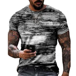 Mens Tshirts Summer Graffiti 3D Print T Camisetas Streetwear Crew Crew Crew Pesh Tops de mangas curtas casuais homens roupas 6xl 230404