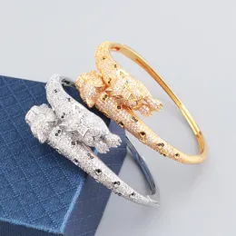 Bracelarki z bransoletami z srebrnej srebrnej dla kobiet mężczyzn Złote Diamond Luksus Link Projektant biżuterii Wysokiej jakości przyjęcie świąteczne świąteczne prezenty