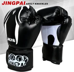 3 färgboxningshandskar vuxna manliga kvinnliga guantes cuero sparring handskar mitts vas de boxeo stansväska handskar tkd238a2519098