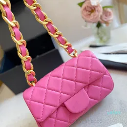 Вечерние сумки Crossbody Hot Mini Новая толстая цепь большая золотая сумка для плеч знаменитые женские сумки