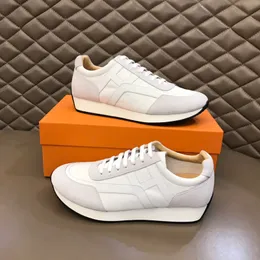 Mode män casuals skor fly mjuka botten löpande sneakers italy Classic Elastic Band Low Top Calfskin Designer Outdoor Run Walk Casual Athletic Shoes Box EU 38-45