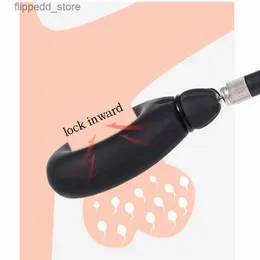 Other Massage Items Sex Penis Ring Inflate Delay Cock Ring Silicone Sex Product for Men Foreskin Ring Protection Rings Penis Sleeve Delay Lock Rings Q231104