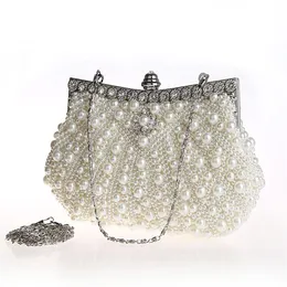 Women Handbag Party Pearl Luxury Evening Clutch Facs Crystal Clutch Bags Lady Wedding Presh Hqb14933323e