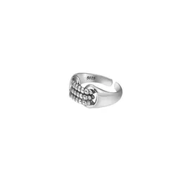 Pierścienie zespołu hurtowa s925 szterling sier ornament moda koreańska prosta ring palca wskazującego thai sen damskie otwarte dostawa biżuterii ri dhrva