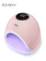 Rohwxy Star 5 72 W Led Ice Polish Dryer All For Manicure Gel Varnish Hybrid Uv Nail Lamp J1906268482527