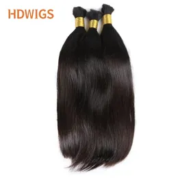 Hair Bulks Straight Bulk Echthaar 70 cm 200 Gramm Menschliches Flechthaar Bulk No Weft Extensions Natural Human Hairpice Blond Bulk Mega Hair 230403