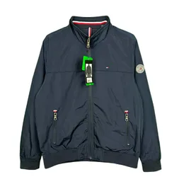 Куртка Hillfiger Мужская куртка Водонепроницаемая прочная ветрозащитная хлопковая дизайнерская куртка чистого качества Tommy Baseball Jacket Куртка для взрослых