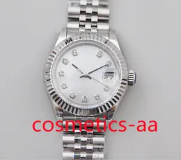 Orologio da donna 28mm 31mm 36mm Movimento automatico Zaffiro Argento luminoso Giubileo Acciaio inossidabile Datejust Movimento donna 2813