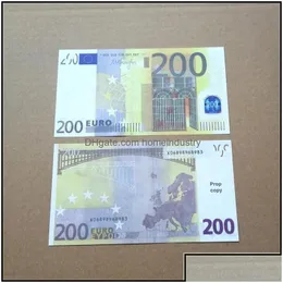 Other Festive Party Supplies 2022 Fake Money Banknote 5 10 20 50 100 Dollar Euros Realistic Toy Bar Props Copy Curren Drop Deliver DhgasCI51