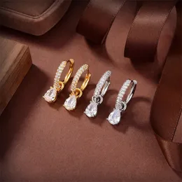 Designer Gold Earring Womens Mens Stud Par Flanell Hoop Stainless Steel Luxury Thick Piercing Smycken gåvor Kvinna Tillbehör Ornament