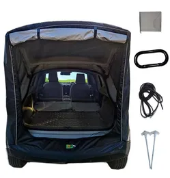 Tents And Shelters Car Trunk Tent Outdoor Selfdrive Tour Tail Extension Sunshade Rainproof BBQ Camping Rear Awning For SUV Hatchb3762658