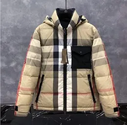 2024 Reversível Designer Masculino Jaqueta Com Capuz Letras Mulheres Casacos De Inverno Parka Grosso Homens Outerwear Roupas Jaqueta Ao Ar Livre Com Zíper Tamanho Roupas Da Moda