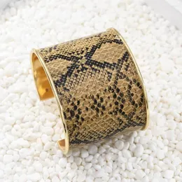 Bangle Fashion Bohemian Leopard Bracelet для женщин открытые манжеты змеи