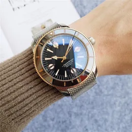 Top AAA Bretiling Luxusmarke Super Ocean Marine Heritage 57 Uhr zweifarbiges Datum B01 B03 B20 Kaliber automatisches mechanisches Uhrwerk Index 1884 CmnX Armbanduhr Y525