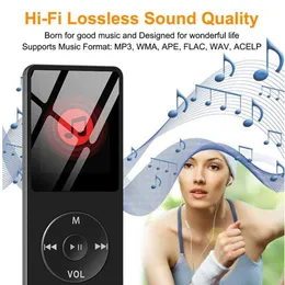 MP3 MP4-spelare Mini MP3-spelare Bluetooth-kompatibel högtalare Portable MP4 FM Radio Ultra-Thin Student 128 GB HIFI Music Players Recording E-Book 230404