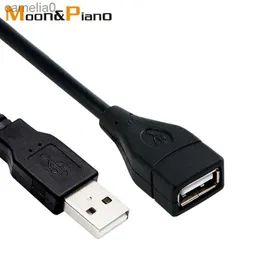 Mobiltelefonkablar USB -förlängningskabel USB 2.0 -kabel för smart TV PS4 Speed ​​Data Extension Cables Man till kvinnlig tråd 0,5 m 1 m 1,5 m 3m 5ml231104