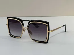 Design de marca óculos de sol para mulher luxo óculos de sol oversized moda feminina para senhoras forma quadrada vintage elegante espelho lente cor ouro mulheres ao ar livre 503