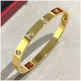 Złota bransoletka diamentowe bransoletki projektanty Braklety Braklety dla mężczyzny opaski do opaski męskie męskie pulsera hombre bracciale uomo bracciali braccialetto pulseras Uzbs