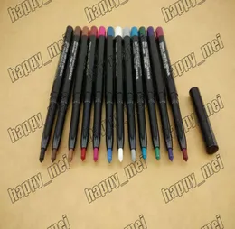 Fabbrica diretta DHL Nuovo trucco Occhi Ombretto impermeabile retrattile rotante Matita eyeliner 12 colori 0061740851