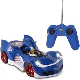 Umgebautes, voll funktionsfähiges, ferngesteuertes Sonic All-Stars Racing-Auto mit Lichtern