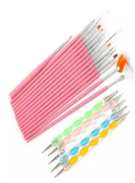 20 Stück Nail A Design Set Dotting Painting Drawing Polish Brush Pen Tools7640836