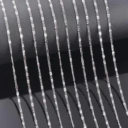 Pendant Necklaces 1Pc Width 1.5mm Stainless Steel Tiny Embossed Necklace Bracelet Fashion Jewelry Design For Women Anklet