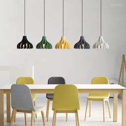 Lampy wiszące nowoczesne żywice zawieszone do restauracji ozdoby dekoracyjne kreatywne projektowanie