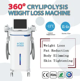Cryolipolysis Fat Freezing Slimming Machine Cryo Cooler Vacuum Cryotherapy Professional Salon Body Shaping Beauty Equipment Fat Loss Device