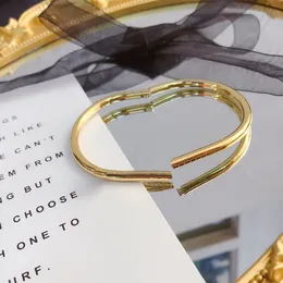 Top Sell Bracelets Kobiety Boletka Projektant Letter Jewelry Crystal 18K Gold Splated Stael Stael Lovers Prezent Banles Mens Bransoletka S098