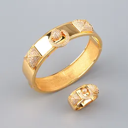Złota śruba kostki bransoletki dla kobiet mężczyzn Charm Infinity Bracelets Bracelets luksusowy projektant biżuterii przyjęcie świąteczne ślub ślubny prezenty urodzinowe pierścienie