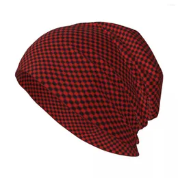 Berets preto vermelho pequeno xadrez malha chapéu montanhismo chapéus de sol homem feminino