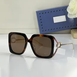 occhiali da sole guscio di tartaruga occhiali da sole da donna occhiali firmati tendenza euro americana g design Buona qualità Montatura in acetato gamba in metallo uv400 Occhiali da sole