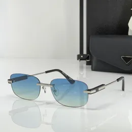 Solglasögon män lyxiga solglasögon Prad Womens Glasögon underskattad lyx unik charm 1 1 högkvalitativ designer skuggor lätta ramar nya glasögonram