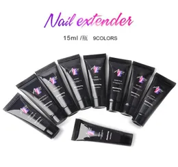 15ml Nail Extender Gel Polish Varnish For Nails Extension LED Sculpting Hard UV Gels Lacquer Manicure Tool1036661