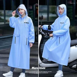 Płaszcze przeciwdeszczowe nie do dyspozycji zagęszczone Eva Rain Rain Coat Long Poncho Outdoor Turne