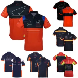 Motorcycle Off-road Polo Shirt 2023 Moto Racing Team Uniform T-shirt Summer New Season Motocross Jerseys Men's Breathable Sports Tops