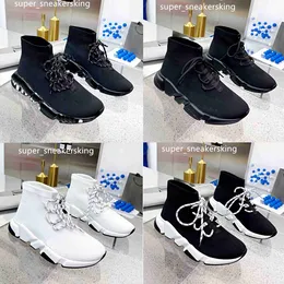 Luxury Designer Shoes Triple s 1.0 Sneakers Men Women Speed Knit Platform Shoes Lace Up Trainers With box size 35-46