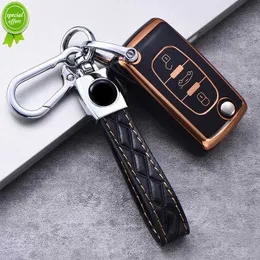 New TPU 2 3 Buttons Car Key Case Cover Holder Fob For Peugeot 107 206 207 307 308 3008 5008 For Citroen Xsara Picasso C3 C4 C5 C6 C8