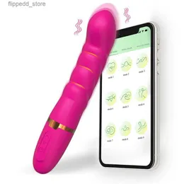 Inne przedmioty do masażu na duże odległości aplikacji Bluetooth Vibrator żeńskie narzędzia seksualne dla kobiet stymulator wibru wibrujące seksowne zabawki dla dorosłych Q231104